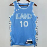 2025/26 Cleveland GARLAND #10 Blue City Edition NBA Jerseys