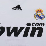 2008/2009 RM Home White Retro Kids Soccer Jersey