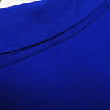 2002 Brazil Away Blue Retro Soccer Jersey
