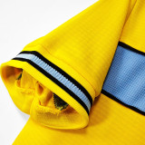 1998/1999 Lazio Yellow Retro Soccer Jersey
