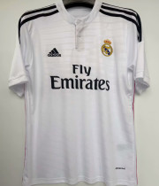 2014/15 RM Home White Retro Soccer Jersey