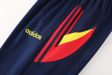 2025 Spain Sapphire Blue Jacket Tracksuit