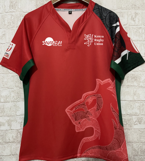 2025 TKenya Samurai Rugby Shirt
