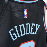 2026 Bulls GIDDEY #3 Black NBA Jerseys