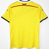 2014 Colombia Home Yellow Retro Soccer Jersey