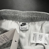 2024/25 Nk~ Grey Pure Cotton Sports Trousers Zipper style