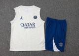 2025/26  PSG Light Gray Vest Training Jersey(A Set) 喷墨