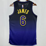 2025 Lakers JAMES #6 City Edition NBA Jerseys