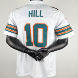 HILL #10 Men's Miami Dolphins NFL Jersey 海豚