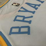 Lakers BRYANT #8 White Retro NBA Jerseys