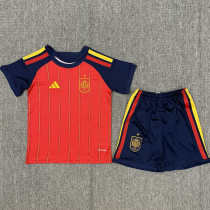 2026/27 Spain Home Red Kids Soccer Jersey