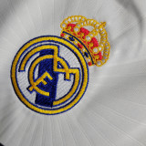 2010/11 RM Home White Retro Long Sleeve Jersey