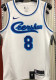 LA Lakers Bryant # 8 White NBA Jerseys Hot Pressed
