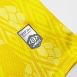 1994 Colombia Home Yellow Retro Soccer Jersey