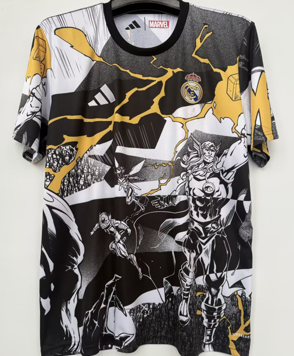 2026/27 RM x MARVEL Special Edition Fans Soccer Jersey