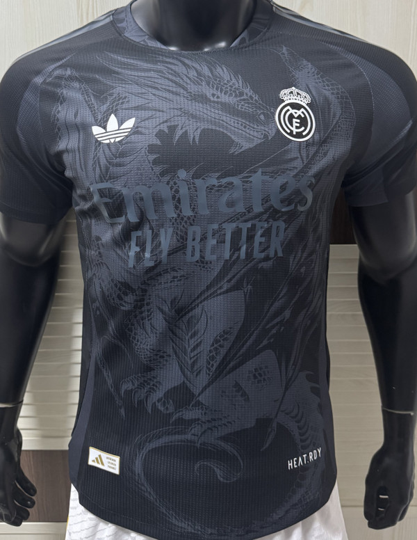 2025/26 RM Black Special Edition Player Version Soccer Jersey