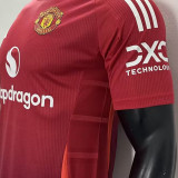 2024/25 M Utd Home Red Player Version Soccer Jersey