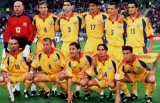 2000 Romania Home Yellow Retro Fans Soccer Jersey