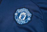 2025 M Utd Sapphire Blue Kids Sweater Tracksuit