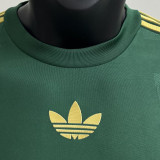 2025 Mexico Green Special Edition Player Version Long Sleever Jersey 胸前国微