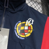 1996 Spain Sapphire Blue Retro Windbreaker