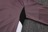 2025/26 M Utd Grey Purple Sweater Tracksuit