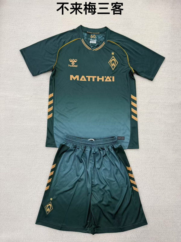 2025/26 Werder Bremen Third Kids Soccer Jersey
