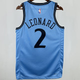 2025 Clippers LEONARD #2 Blue NBA Jerseys