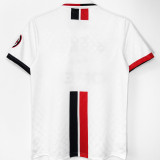 1996/97 AC Milan Away White Retro Soccer Jersey