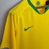 2018 Brazil Home Yellow Fans Soccer Jersey