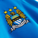 1998/99 Man City Home Blue Retro Soccer Jersey