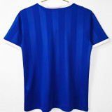 1986 Argentina Away Blue Retro Soccer Jersey