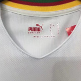 2002 Cameroun Away White Retro Soccer Jersey
