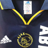 2000/01 Ajax  Away Yellow Retro Soccer Jersey