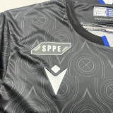 2025/26 AJ Auxerre Away Black Fans Soccer Jersey