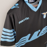 2015/16 Lazio Away Black Retro Soccer Jersey