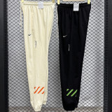 2025 Nk~ Off-White Pure Cotton Sports Trousers Zipper style