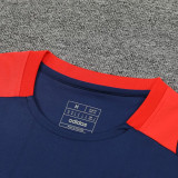2025 M Utd Sapphire Blue Vest Training Jersey(A Set)