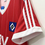 1983/84 Hamburger Away Red Retro Jersey