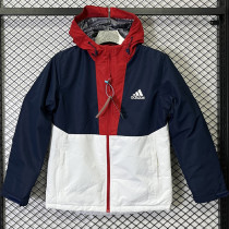 2025 AD Cotton Thickened warm Blue White Outdoor Jacket #P5加棉冲锋衣