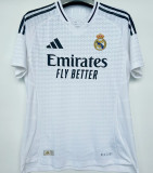2024/25 RM Home White Player Version Soccer Jersey