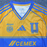 2025/26 Tigres Home Yellow Fans Soccer Jersey