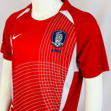 2002 South Korea Home Red Retro Soccer Jersey