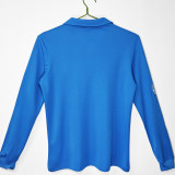 1987/88 Napoli Home Blue Retro Long Sleeve Soccer Jersey