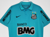 2012/13 Santos Blue Retro Soccer Jersey