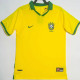 1997 Brazil Home Yellow Retro Soccer Jersey