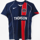 2004/2005 PSG Home Blue Retro Soccer Jersey