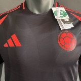 2024/25 Colombia Away Black Player Version Soccer Jersey