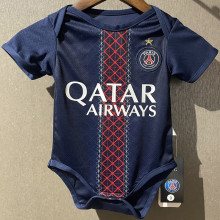 2025/26 PSG Home Blue Baby Suit 带星