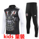2025 Japan Black Kids  Sweater Tracksuit
